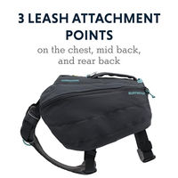Produktbild von Ruffwear Front Range Hundetagesrucksack Sportgeschirr Grau M
