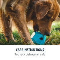 Produktbild von Ruffwear Gnawt-a-Rock Hundespielzeug aus Gummi Lila M/L