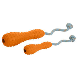 Produktbild von Ruffwear Gourdo Wurfspielzeug für Hunde aus Naturkautschuk Orange Größe S