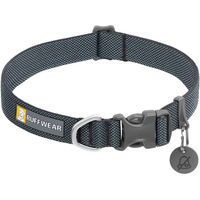 Produktbild von Ruffwear Hi & Light Hundehalsband Grau mit Aluminium-Verschluss