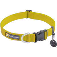 Produktbild von Ruffwear Hi & Light Hundehalsband mit Gurtband in Grün und Gelb
