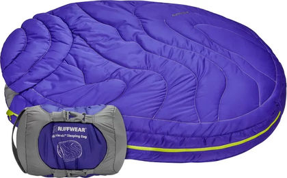 Produktbild von Ruffwear Highlands Hundeschlafsack mit synthetischer Daune und wasserabweisender Oberfläche 64/85 cm
