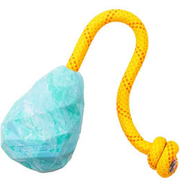 Ruffwear Huck-a-Cone Hundespielzeug mit Seilgriff in Blau/Türkis – Bild 1 von 3