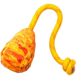 Ruffwear Huck-a-Cone Hundespielzeug mit Seilgriff Salamander Orange – Bild 1 von 4