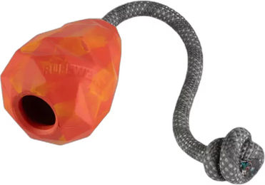 Produktbild von Ruffwear Huck-a-Cone Wurfspielzeug aus Gummi für Hunde in Rot oder Orange