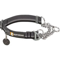 Produktbild von Ruffwear Hundehalsband Chain Reaction aus Edelstahl in Grau oder Schwarz