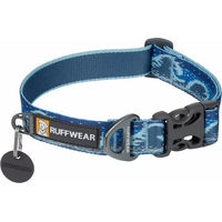 Produktbild von Ruffwear Hundehalsband Crag Midnight Wave Blau Türkis Größe L