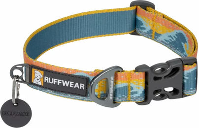 Ruffwear Hundehalsband Crag Rising Wave Größe L mit Aluminium-V-Ring – Bild 1 von 7