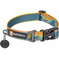 Produktbild von Ruffwear Hundehalsband Crag Rising Wave Größe L mit Aluminium-V-Ring