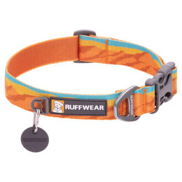 Produktbild von Ruffwear Hundehalsband Flat Out Collar Fall Mountains Bunt Orange