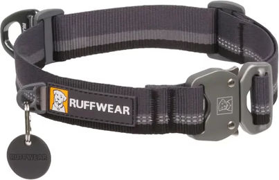Produktbild von Ruffwear Hundehalsband Top Rope Grau mit Metallverschluss 279/355 mm