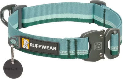 Produktbild von Ruffwear Hundehalsband Top Rope in Grün Türkis mit Metallverschluss
