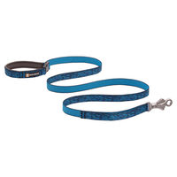 Produktbild von Ruffwear Hundeleine Flat Out Leash Oceanic Distortion Blau Bunt