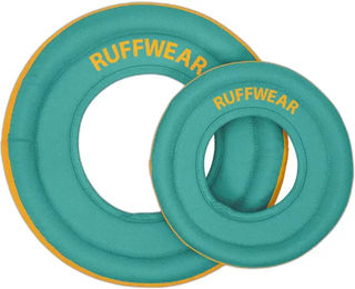 Produktbild von Ruffwear Hydro Plane Hundespielzeug Dummy aus Schaumstoff Größe L in Grün und Türkis
