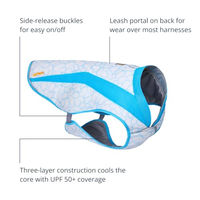 Produktbild von Ruffwear Kühlweste Swamp Cooler Vest für Hunde Biolumin Blue XL