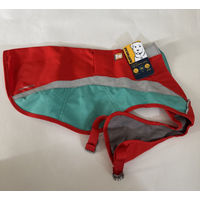 Produktbild von Ruffwear Lumenglow Sicherheitsjacke für Hunde in Rot Größe XS wasserabweisend