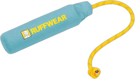 Produktbild von Ruffwear Lunker Wurfspielzeug aus Stoff für Hunde in Blau und Türkis