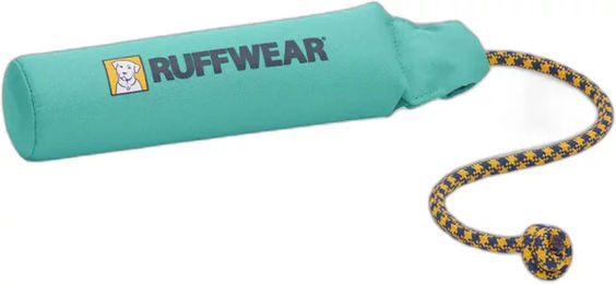 Produktbild von Ruffwear Lunker Wurfspielzeug aus Stoff für Hunde in Grün und Türkis