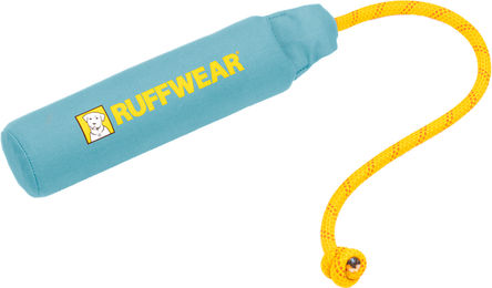 Ruffwear Lunker Wurfspielzeug für Hunde aus Stoff mit Seilgriff Biolumin Blue Medium – Bild 1 von 6
