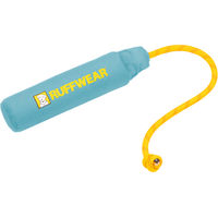 Produktbild von Ruffwear Lunker Wurfspielzeug für Hunde aus Stoff mit Seilgriff Biolumin Blue Medium