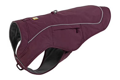 Ruffwear Overcoat Fuse 2-in-1 Hundemantel und Geschirr mit Fleece-Fütterung wasserabweisend Lila XS - 1 Stk. – Bild 1 von 8