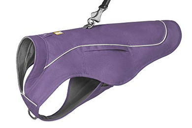 Ruffwear Overcoat Fuse 2-in-1 Hundemantel und Geschirr mit Fleece-Fütterung wasserdicht Salbei-Lila XL – Bild 1 von 7