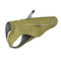 Produktbild von Ruffwear Overcoat Fuse 2-in-1 Hundemantel und Geschirr mit Fleece-Fütterung wasserdicht Zederngrün XS