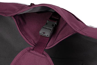 Ruffwear Overcoat Fuse 2-in-1 Hundemantel und Hundegeschirr mit Fleece-Fütterung wasserdicht Lila Medium – Bild 1 von 7