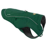 Produktbild von Ruffwear Overcoat Fuse Hundejacke mit Fleece-Fütterung wasserabweisend Grün XL