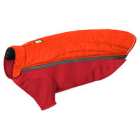 Produktbild von Ruffwear Powder Hound Hundemantel Hybrid-Softshelljacke Rot XS wasserabweisend