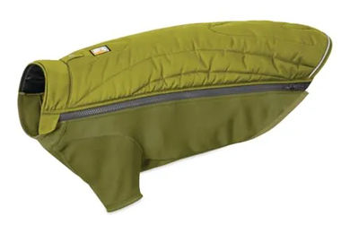 Ruffwear Powder Hound Hundemantel Wasserabweisend Grün XL - 1 Stk. – Bild 1 von 8