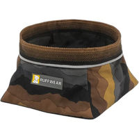Produktbild von Ruffwear Quencher Faltbarer Reisenapf für Hunde aus Stoff Größe M Braun Bunt