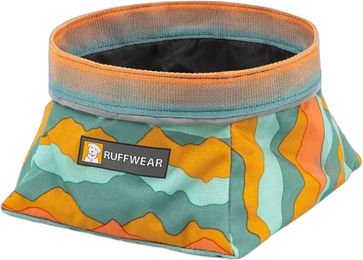 Produktbild von Ruffwear Quencher Faltbarer Reisenapf für Hunde aus Stoff in Bunt Größe M