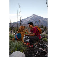 Produktbild von Ruffwear Quencher Reisenapf Fired Brick Rot Größe L