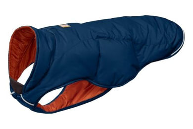 Ruffwear Quinzee Winterjacke für Hunde XS Blau wasserabweisend und isoliert - 1 Stk. – Bild 1 von 5