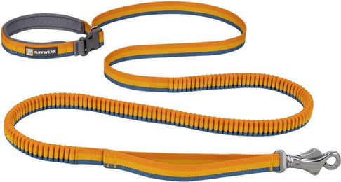 Ruffwear Roamer Bungee Joggingleine für Hunde Orange Gelb Größe L – Bild 1 von 11