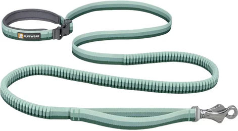 Produktbild von Ruffwear Roamer Elastische Hundeleine aus Seil Grün 222/335 cm