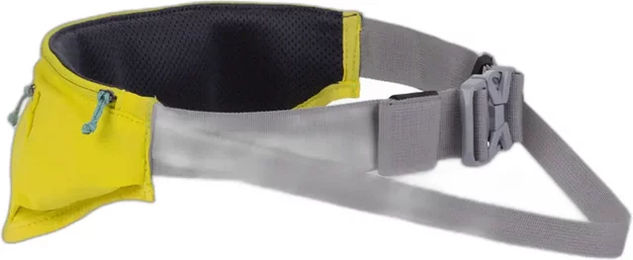 Produktbild von Ruffwear Runner Bauchgurt mit Joggingleine für Hunde S/M Grün Gelb