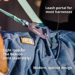 Ruffwear Stumptown Hundejacke für kleine Hunde Blau Größe S wasserabweisend - 1 Stk. – Bild 1 von 6