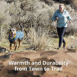 Ruffwear Stumptown Hundejacke wasserabweisend Blau Größe L – Bild 1 von 9