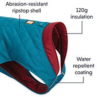 Produktbild von Ruffwear Stumptown Jacket Hundemantel Twilight Grey Größe S wasserabweisend