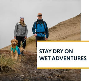 Ruffwear Sun Shower Regenjacke für Hunde wasserdicht XS Braun – Bild 1 von 4