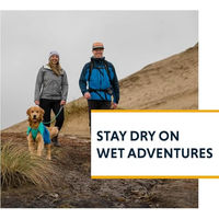 Produktbild von Ruffwear Sun Shower Regenjacke für kleine Hunde wasserdicht Größe S Braun