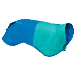Ruffwear Sun Shower Regenmantel für Hunde wasserdicht Blau Größe XS – Bild 1 von 10