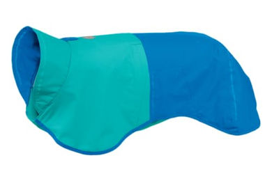 Ruffwear Sun Shower Regenmantel für Hunde wasserdicht Blau XL – Bild 1 von 5