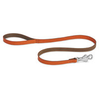Produktbild von Ruffwear Timberline Leash Hundeleine aus Leder in Canyonland Orange wasserabweisend 1,2 m