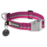 Produktbild von Ruffwear Top Rope Collar Hundehalsband für große Hunde mit Reflektorstreifen Lila Größe L