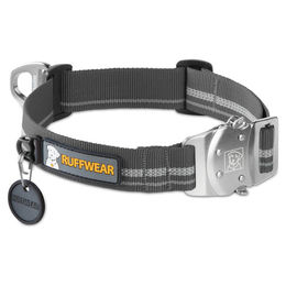 Produktbild von Ruffwear Top Rope Hundehalsband aus Tau Granite Gray Größe L