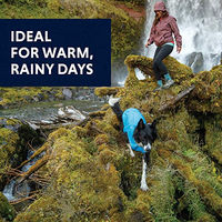 Produktbild von Ruffwear Wasserdichte Regenjacke für Hunde aus Nylon in Grün, Größe XS
