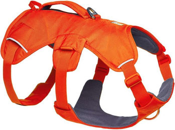 Produktbild von Ruffwear Web Master Harness Sicherheitsgeschirr für Hunde aus Nylon in Orange